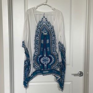 Tribal Print Swim Coverup